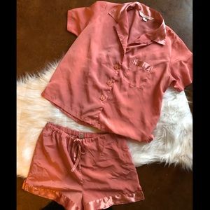 Victoria’s Secret Silk Pajama Set